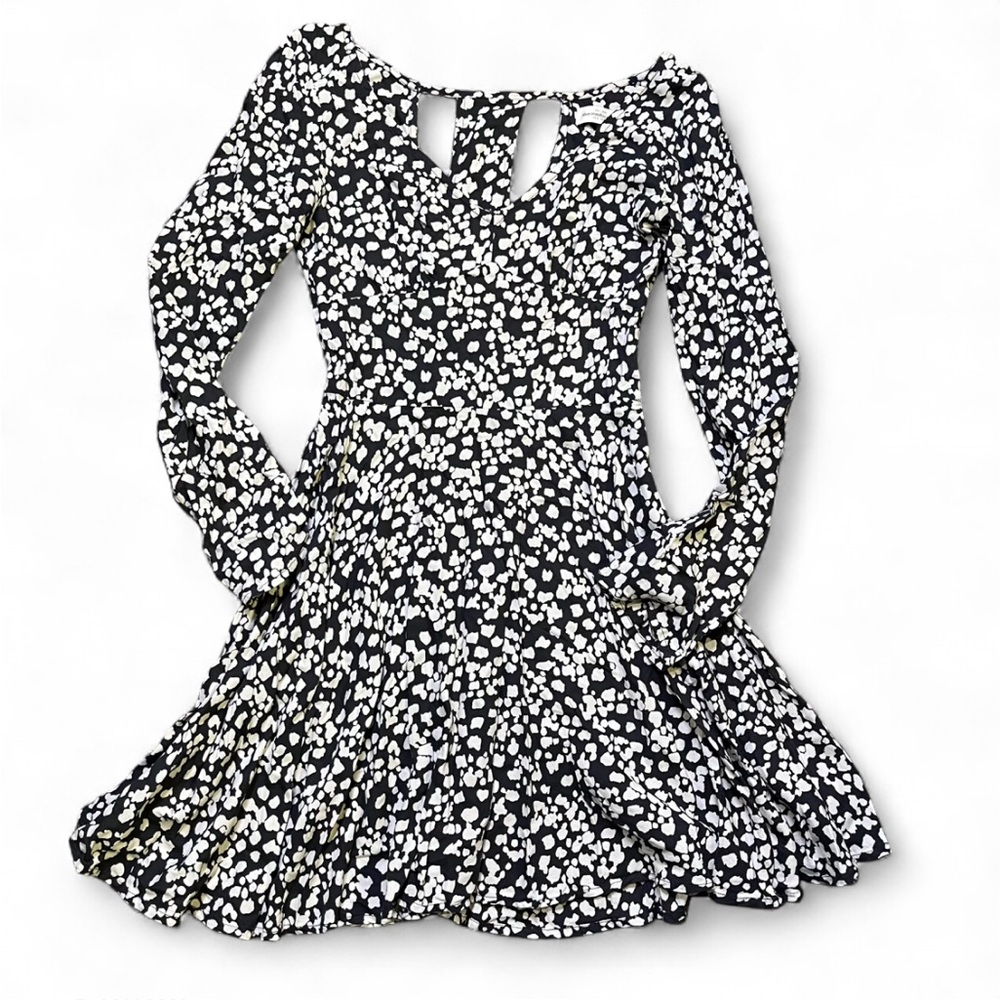 Abercrombie & Fitch Dress Womens XS Boho Long Sleeve Flare & Flare
